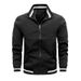 Spring And Autumn New Business Casual Jacket Zipper Trend Side Seam Pocket Youth Jacket Men_viptrois.com