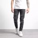 Men's Clothing High Quality Men's Worn Out Stretch Jeans Jeans Men's Jeans_viptrois.com