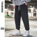 Men's Clothing Thai King Fashion Casual Pants Men 2024 Winter New Men's Sports Pants Loose Fashion Elastic Waist Sweatpants_viptrois.com