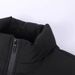 Men's Clothing Men's Casual Couple Autumn And Winter Stand Up Collar Color Matching Outdoor Letter Printing Enlarged Thickened Sleeveless Jacket_viptrois.com