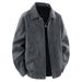 Men's Stand-up Collar Leather Jacket, Spring And Autumn American Retro Versatile Trendy Brand Loose Zipper Pu Leather Jacket_viptrois.com