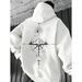 American Retro Trend Pullover Hooded Sweater Men's 2025 Spring And Autumn New Loose High Street Casual Versatile Top_viptrois.com