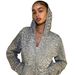2025 Foreign Trade Autumn New American Style Leopard Digital Print Hoodie Loose Zipper Cardigan Sweatshirt Wholesale_viptrois.com