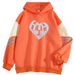 Spring And Autumn New Color Block High-End HTH Hotter Than Hell Cool Internet Celebrity Long Sleeve Sweatshirt_viptrois.com