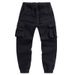 Men's Retro Cargo Jogger Pants - Functional Multi-Pocket Loose Fit Harem Pants For Urban & Streetwear Style_viptrois.com