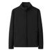 Men's Clothing Men's Autumn And Winter Thick Fleece Sweatshirts Men's Loose Large Size Stand Collar Cardigan Solid Color Winter Zipper Tops_viptrois.com