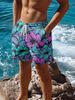 Unbeatable Quality M's Plus Size Fitness, Sports, Basketball, Versatile Shorts, Fashionable And Simple Printed Beach Surfing Shorts For_viptrois.com