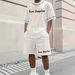 Men's Casual Short Sleeve Graphic T-Shirt Set - Breathable & Lightweight Summer Tee With 3D Print, Comfort Fit For Streetwear & Daily Wear_viptrois.com