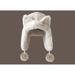 Cute Fox Plush for Children's Winter Cold and Fashionable Versile Dual Ball Warmth Thickened Ear Protection Lei Feng_viptrois.com