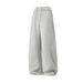 Side Stitching Straight Casual Pants Men Autumn Style Drape Loose Long Pants Heavy Texture Trendy Brand Sports Sweatpants_viptrois.com