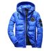 Men's Short Jacket With Hood, White Duck Down, Camouflage, Korean And Japanese Style Winter Clothing_viptrois.com