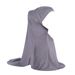 Soft mercerized cotton two-piece set of headscarves, breathable Malay gauze, solid color base hat, and outer headband_viptrois.com