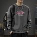 American Heavyweight Sweatshirt For Men, New Spring And Autumn Japanese Retro Loose Top, Oversize Crew Neck Jacket_viptrois.com