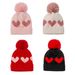 Baby clothing Love wool for boys and girls baby plus fleece warm children's hats_viptrois.com