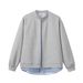 "CleanFit Baseball Jacket – Unisex Oversized Zip-Up Sweater For Streetwear & Couple Outfits (M-3XL, Black/Gray)"_viptrois.com