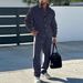 Men's Casual Sporty Button-Up Shirt & Long Pants 2-Piece Set - Lightweight Cotton Blend, Comfort Fit For Spring/Autumn (S-XXXL, Multiple Colors)_viptrois.com