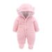 Children's onesie baby warm thick bag farts baby clothing crawl suit_viptrois.com