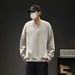 Men's Sweatshirt In Large Size L-9Xl, Trendy Casual Long Sleeved Soft Base Shirt, Fashionable And Versatile D01_viptrois.com
