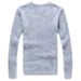 Pure New Korean Version Slim Fit V-Neck Tie-Dye Knitted Men's Sweater Mohair Autumn Winter Thickened Fleece Warm Trendy_viptrois.com