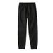 Men's Clothing Men's Elastic Cuff Joggers - Stretch Knit Sweatpants With Drawstring Waist_viptrois.com