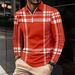 Pulse European And American INS Cross-Border Long Sleeve With Zipper Pocket Men's Sports Polo Shirt_viptrois.com
