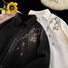 Uniquely Embroidered Long Sleeved Shirt For Men In Spring 2025, With A Stylish And Stylish Design_viptrois.com