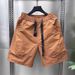 Men's Summer Thin Cargo Shorts Ice Silk Mid Length Casual Outdoor Five Point Pants_viptrois.com