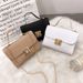 Embossed Checkered Shoulder Bag - Small Square Crossbody Purse For Women, Fashion Minimalist Design_viptrois.com
