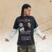 Trendy American-style Washed Patchwork Faux Two-piece Long-sleeve T-shirt For Men, Autumn Fashion, Loose Fit_viptrois.com