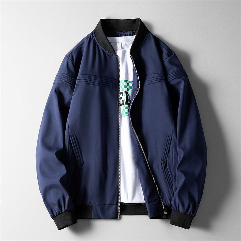 Men's Clothing Spring And Autumn Men's Jackets New Casual Baseball Jackets Cross Border Large Size Men's Jackets One Piece Dropshipping_viptrois.com