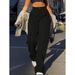 Men's Clothing Commerce Best Selling Women's Workwear Casual Pants, Loose Fitting, Trendy, Draped, Wide Leg, Versatile Long Pants, Instagram Style._viptrois.com