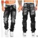 Men's Clothing Supply European And American New Jeans, Casual Top Line Trousers, Straight Cut Men's Pants, Hip Hop Jeans_viptrois.com