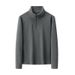 Men's Clothing Men's Fleece-Lined Hooded Sweatshirt – Warm & Cozy Long-Sleeve Pullover With Sherpa Lining (Black, Coffee, Dark Gray)_viptrois.com