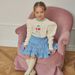Spot Spring New Products PS Korean Children's Casual Loose Trendy English Cherry Bubble Long Sleeve Sweater_viptrois.com