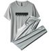Men's Clothing High end ice silk suit men's summer ice feeling running sports clothes thin casual quick drying men's short sleeved suit 08_viptrois.com
