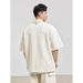 Men's Clothing Extra Large Size 300 Catties Texture Heavy Solid Color T Shirt Men's Summer Loose Sports Suit Short Sleeved Polo Shirt_viptrois.com