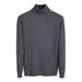 Men's High Neck Knitted Sweater With Jacquard Stripes, Youth Warm Base Sweater_viptrois.com
