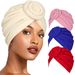 hot sale women's turban hat fashion snail hat bohemian style flower hat turban_viptrois.com