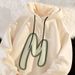 American Hooded Sweater Men's Autumn And Winter Lamb Wool Thickened Warm Letter Hoodie Fleece Jacket Tide_viptrois.com