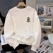 Austrian Velvet New Autumn And Winter Loose And Versatile Casual Round Neck Long-sleeved Men's Sweater_viptrois.com