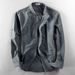 CT European Size Men's Stand Collar Linen Long Sleeve Shirt - Please Do Not Purchase This Link Randomly_viptrois.com