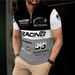Men's Clothing Zipper Polo Shirt - 3D Racing Print Breathable Pique Knit With Modern Fit_viptrois.com