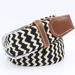 Men's woven belt, women's casual breakable canvas, elastic need buck belt_viptrois.com