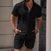 Men's Clothing Shirt Casual Loose Short Sleeved Shorts_viptrois.com