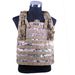 Tactical Vest MOLLE Chest Rig - Lightweight Nylon Harness For Airsoft, Hiking & Outdoor Adventures (Black/Grey/CP/A-TACS, One Size Fits All)_viptrois.com