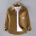 Workwear Shirt Style Jacket Men's Spring And Autumn Casual Shirt Fashionable And Cool Youth Shirt Men_viptrois.com