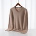 Essential V-Neck Knit Sweater - Breathable & Stretchable Ribbed Hem Pullover (Multiple Colors) Fashion Trends_viptrois.com