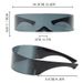Parent Child Sunglasses Integrated Ring Design Punk Style Sports Glasses Windproof And Dustproof Sunglasses_viptrois.com