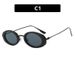 Small Frame Oval Instagram Influencers, Same Style High-end Fashion Show Sunglasses, Personality_viptrois.com