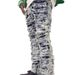 American Style High Street Erosion Damaged Fur Edge Vintage Jeans Men's Trendy Straight Leg Slimming Micro Flared Pants_viptrois.com